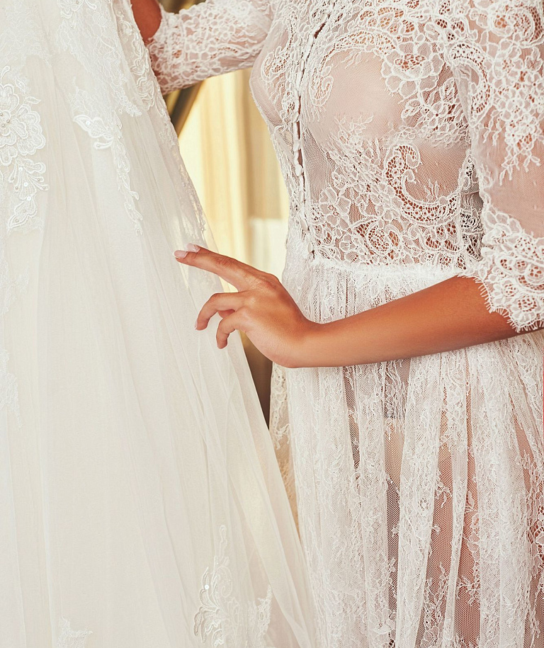 Кружевной пеньюар