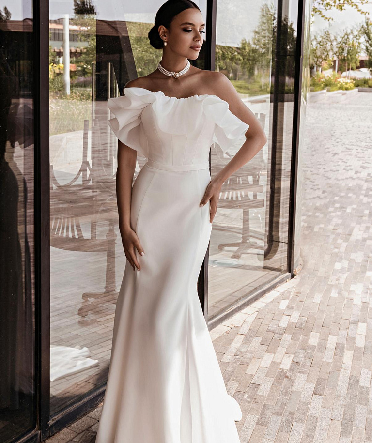 Роскошная русалка со съемными рукавами