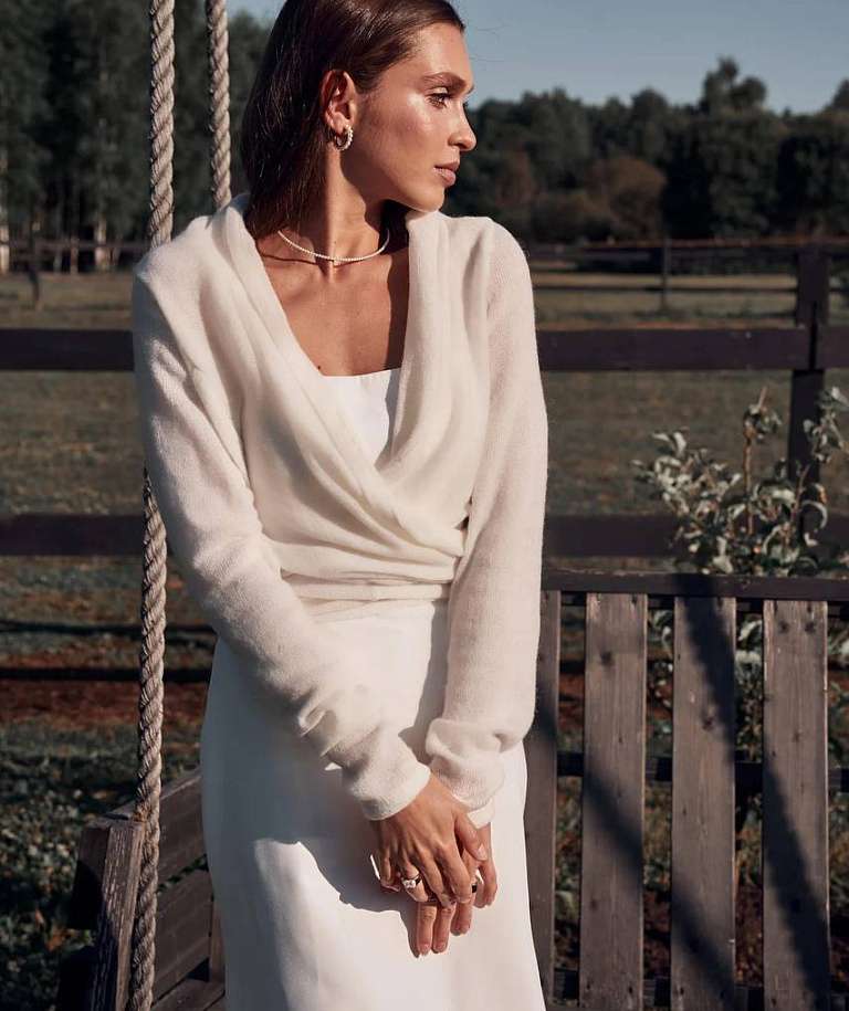 Шерстяной кардиган с шалевым воротоником