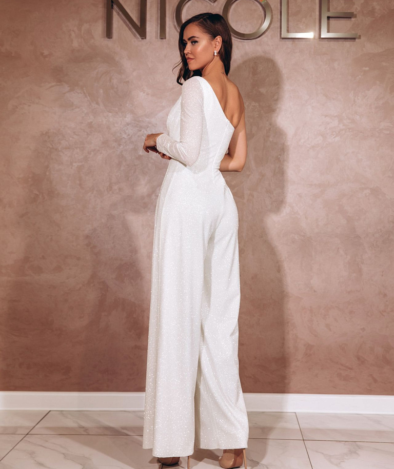 Свадебный брючный комбинезон