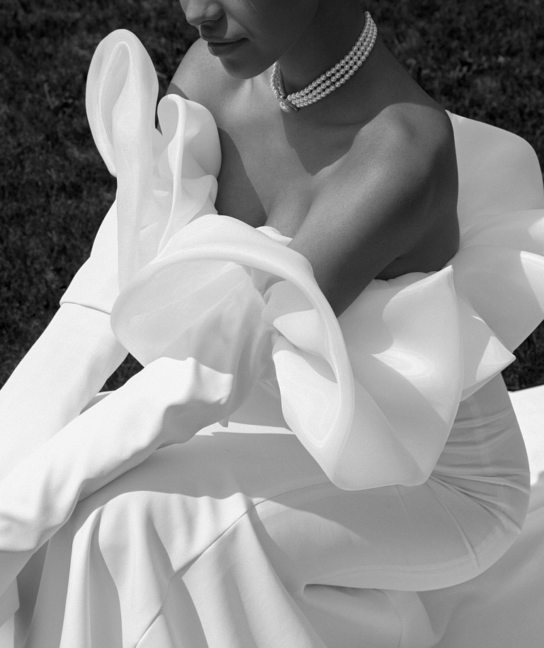 Роскошная русалка со съемными рукавами