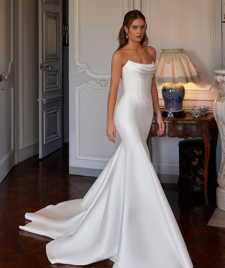 Роскошный свадебный комплект из микадо