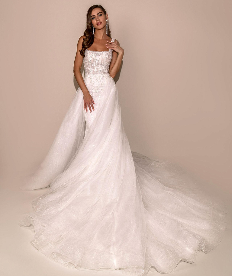 Роскошное свадебное платье русалка-трансформер