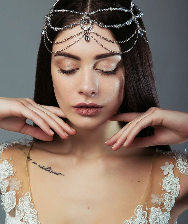 Тика для волос в графитовом цвете