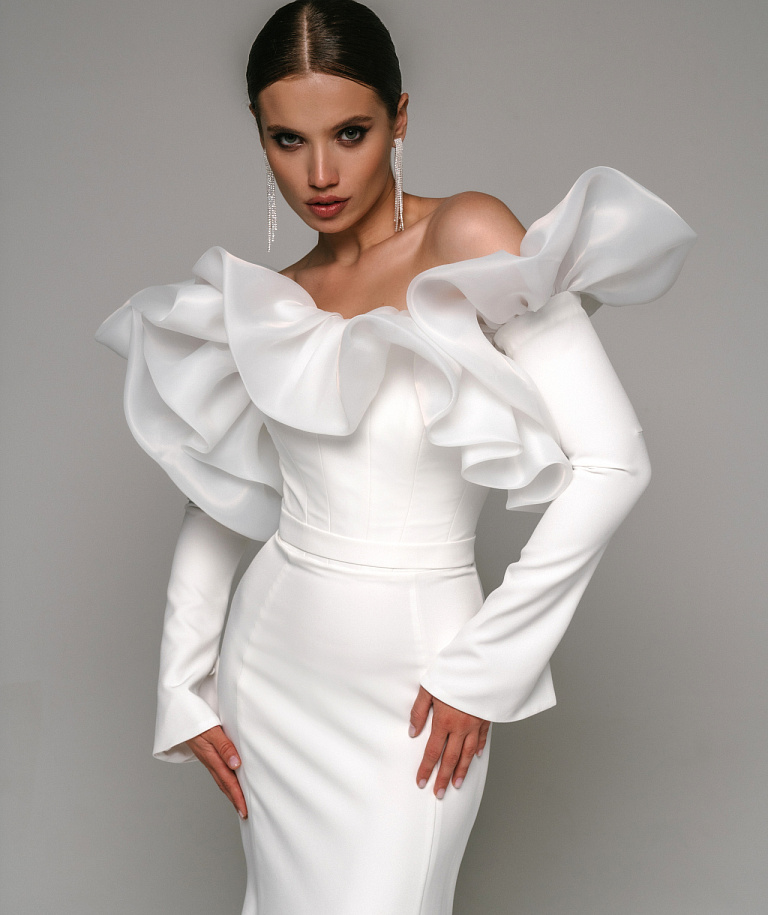 Роскошная русалка со съемными рукавами