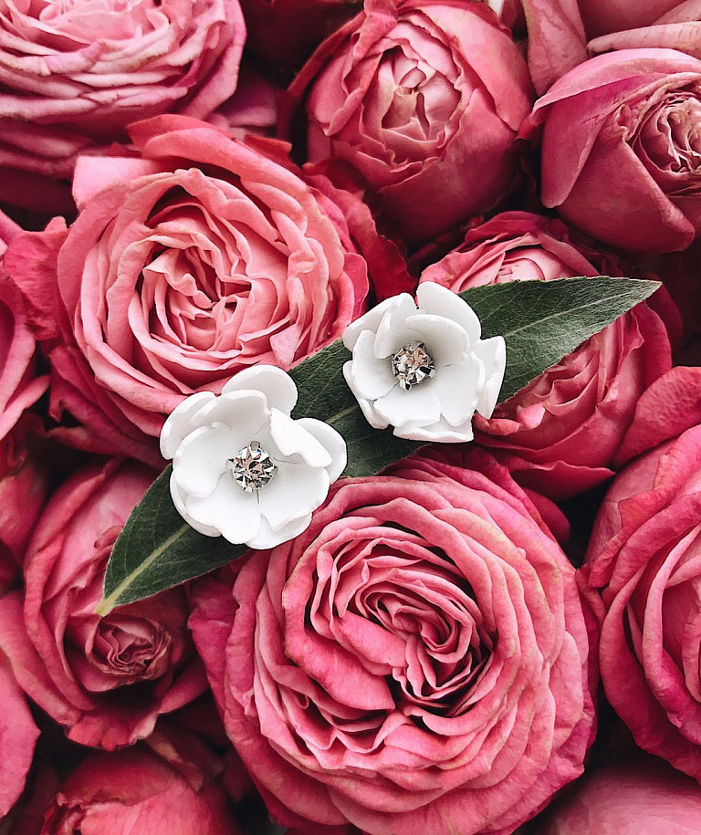 Объёмные серьги