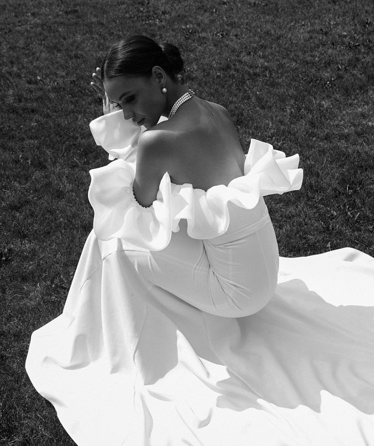 Роскошная русалка со съемными рукавами