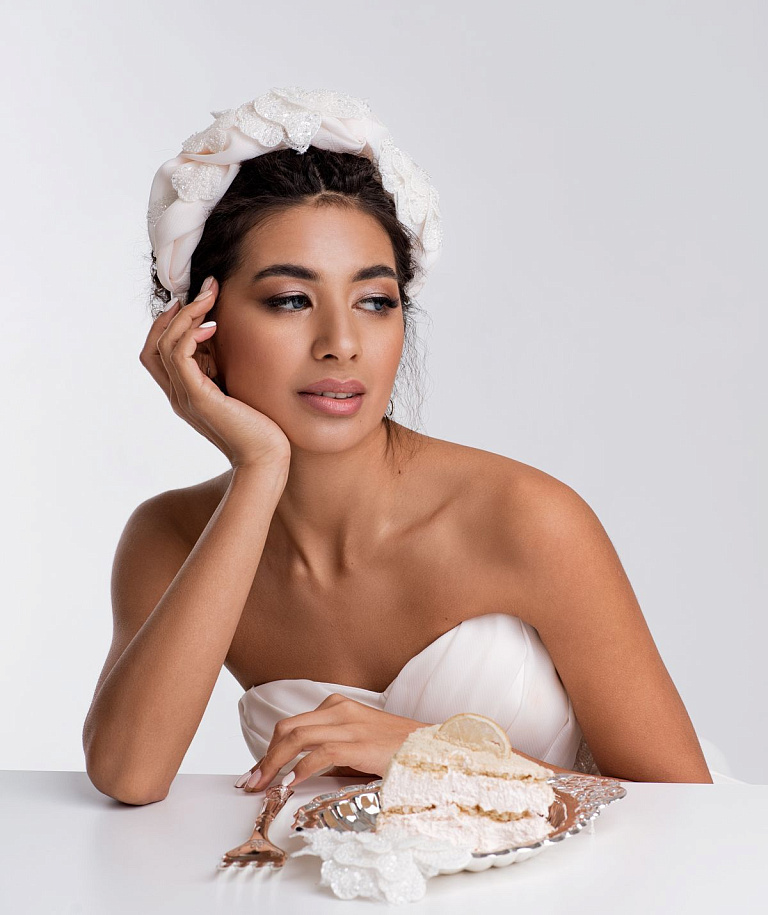 Свадебный ободок для волос