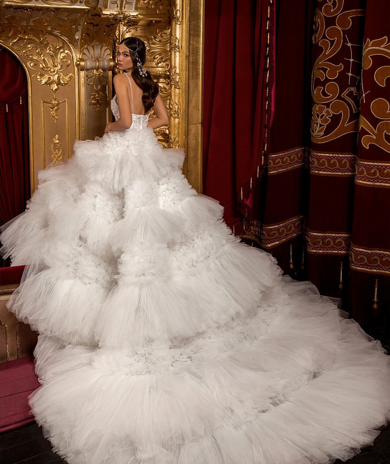 Эксклюзивное пышное свадебное платье