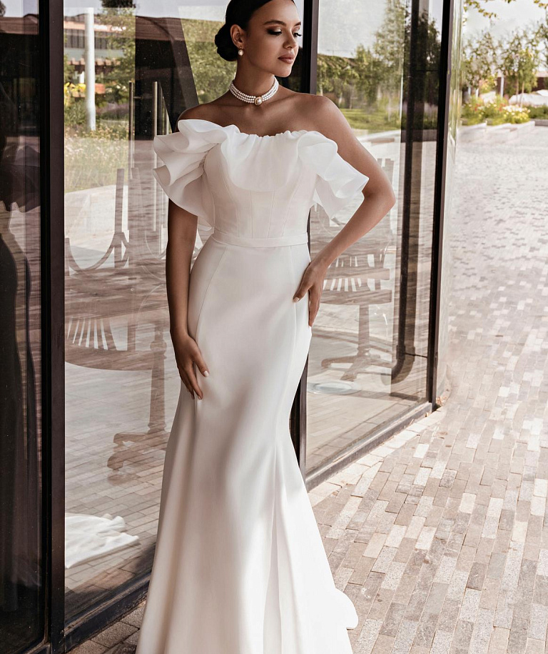 Роскошная русалка со съемными рукавами