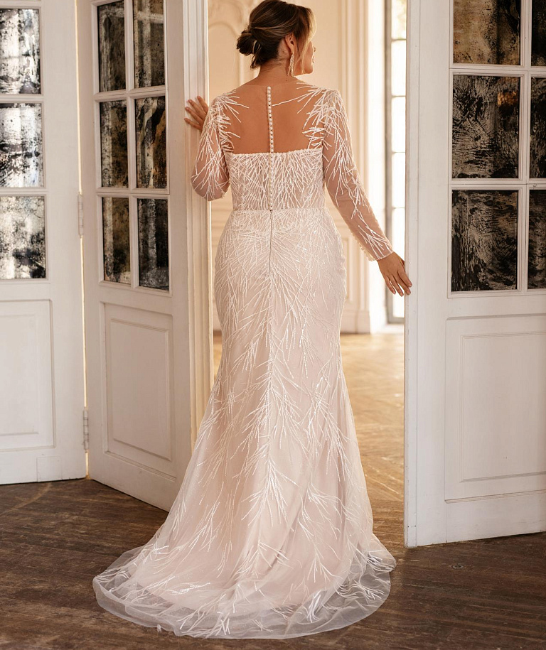 Свадебное платье трансформер большого размера