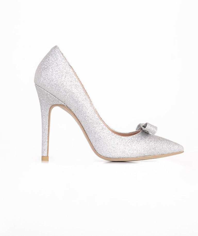 Золотые свадебные туфли