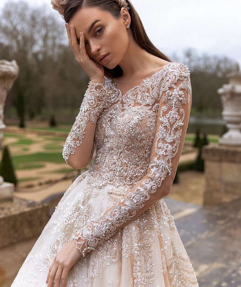 Золотистый ободок для волос